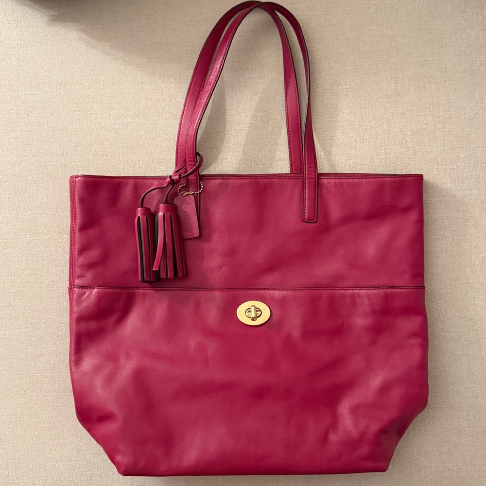 Coach Leather Tote
